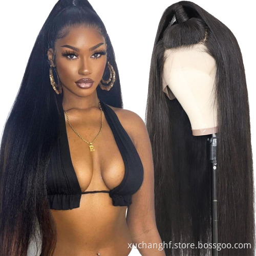150% 220% Lace Frontal Human Hair Wigs For Black Women,Wholesale Price Brazilian Virgin Hair Transparent Lace Front Wig